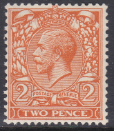 N36(3) Yellow Orange 2d Block Cypher Single Stamp UNMOUNTED MINT