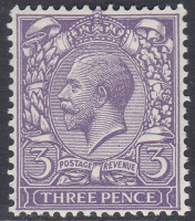 N38(2) 3d Pale Violet Block Cypher Single Stamp UNMOUNTED MINT