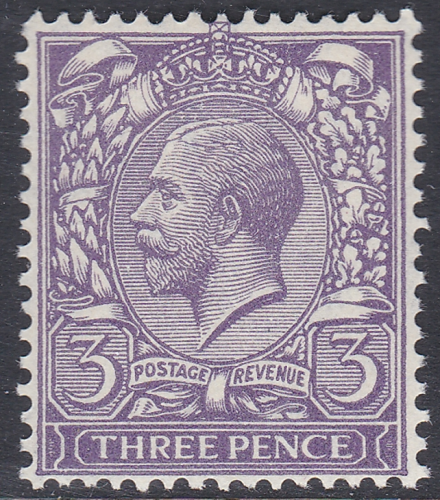 N38(2) 3d Pale Violet Block Cypher Single Stamp UNMOUNTED MINT
