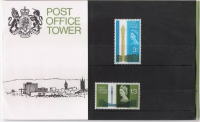 Sg679-680 1965 Post office tower presentation pack Unmounted Mint Sealed