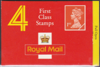 HB7 4 x 1st Class Barcode Booklet Bank Of England - complete - No Cylinder