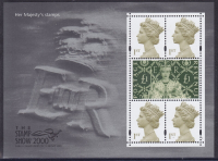 2000 MS2147 Her majestys stamps Miniature Sheet - UNMOUNTED MINT