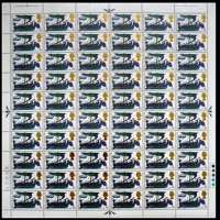 sg706 1966 6d Battle of Hastings (Ord) Full Sheet UNMOUNTED MINT