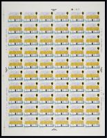 1970 British Rural Architecture (Cottages) 1 6 Complete Sheet Dot Cyl U M